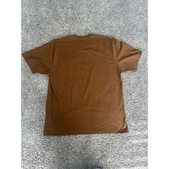 Carhartt Loose Fit Heavyweight
Pocket Logo T-Shirt Short Sleeve Brown Men’s L - Picture 6 of 7